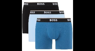 Boss Power boxershorts 3-pack blauw/blue/zwart
